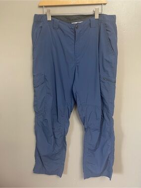 Columbia 36 x 30 Omni Shade Pants Blue camping hiking
